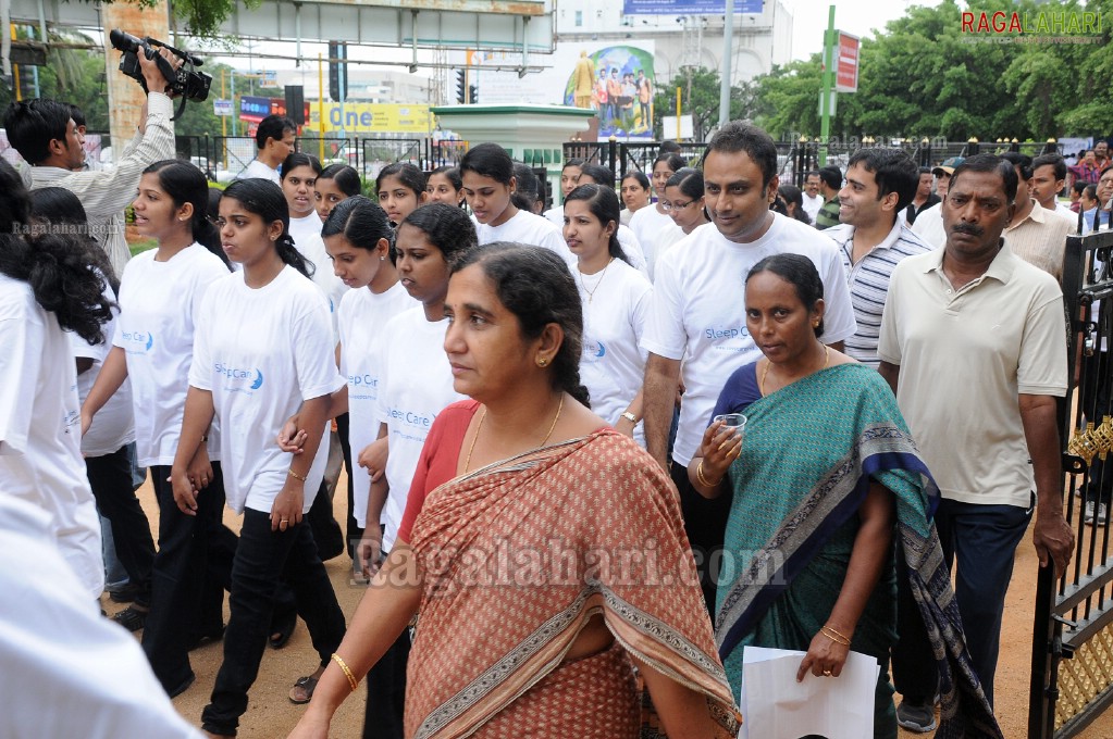 Sleep Care Rally at KBR Park, Hyd