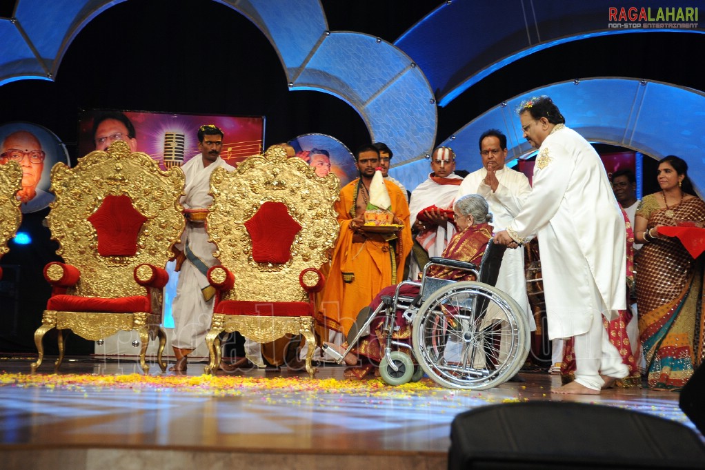 SP Balasubrahmanyam Conferred with Bala Gandharvam