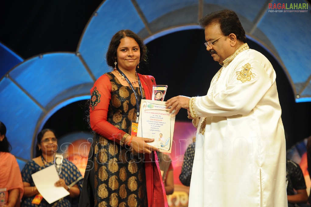 SP Balasubrahmanyam Conferred with Bala Gandharvam