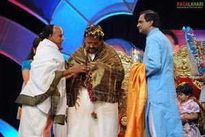 SP Balasubrahmanyam Conferred with Bala Gandharvam