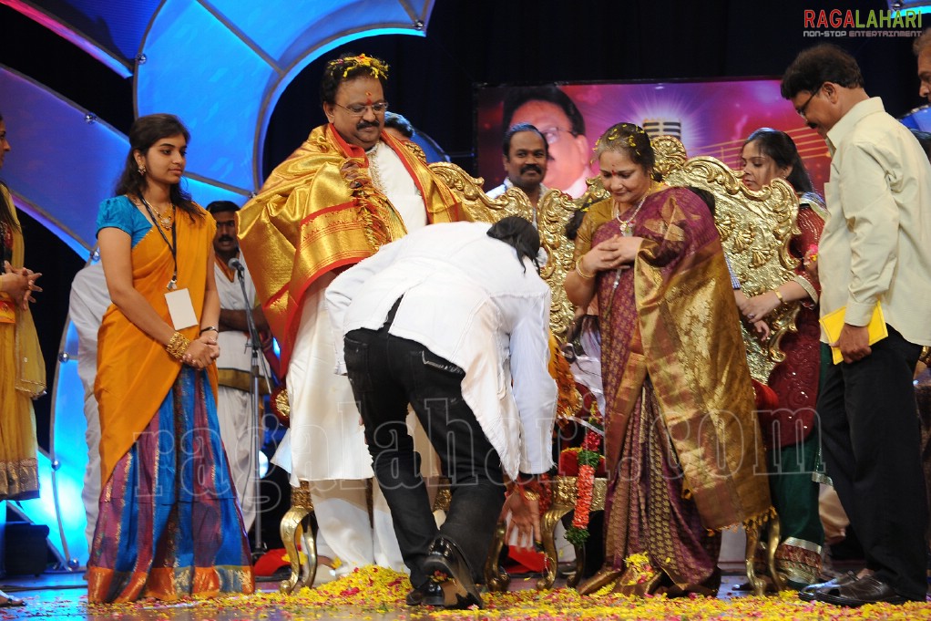 SP Balasubrahmanyam Conferred with Bala Gandharvam