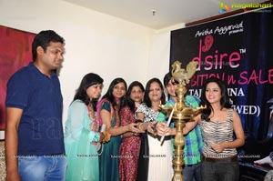 Actress Faith lauches D'sire Exhibition n Sale, Hyderabad