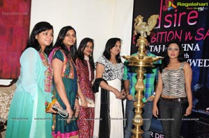 Actress Faith lauches D'sire Exhibition n Sale, Hyderabad