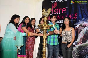 Actress Faith lauches D'sire Exhibition n Sale, Hyderabad