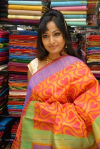 Madhavi Latha at Sreeja Fashions, Hyderabad