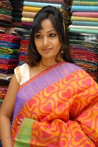 Madhavi Latha at Sreeja Fashions, Hyderabad