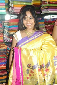 Madhavi Latha at Sreeja Fashions, Hyderabad