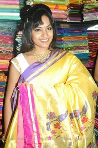 Madhavi Latha at Sreeja Fashions, Hyderabad