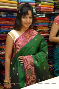 Madhavi Latha at Sreeja Fashions, Hyderabad