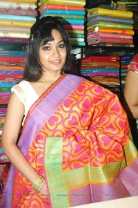 Madhavi Latha at Sreeja Fashions, Hyderabad