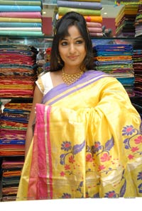 Madhavi Latha at Sreeja Fashions, Hyderabad