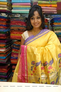 Madhavi Latha at Sreeja Fashions, Hyderabad