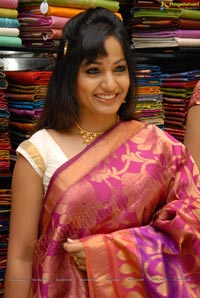 Madhavi Latha at Sreeja Fashions, Hyderabad