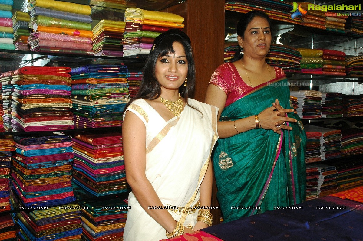 Madhavi Latha at Sreeja Fashions First Anniversary Discount Sale