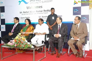 Nova Medical Center inaugurates Specialty Surgery by CM Kiran Kumar Reddy