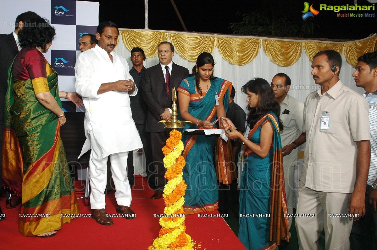 CM Kiran Kumar Reddy inaugurates Nova Specialty Surgery at Nova Medical Centers, Hyd