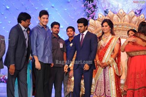 Ram Charan Wedding Reception Photos