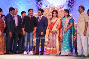 Ram Charan Wedding Reception Photos