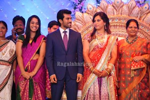 Ram Charan Wedding Reception Photos