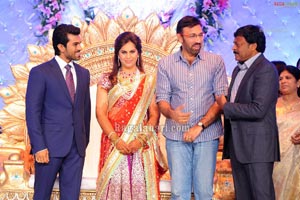 Ram Charan Wedding Reception Photos