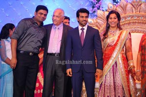 Ram Charan Wedding Reception Photos