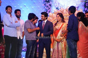 Ram Charan Wedding Reception Photos