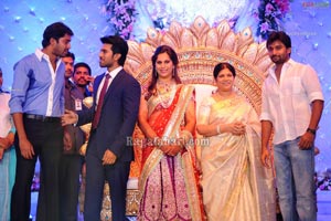 Ram Charan Wedding Reception Photos