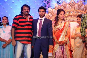 Ram Charan Wedding Reception Photos