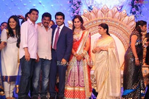 Ram Charan Wedding Reception Photos