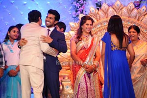 Ram Charan Wedding Reception Photos