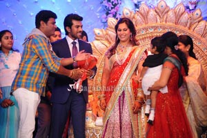 Ram Charan Wedding Reception Photos