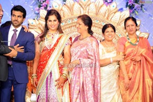 Ram Charan Wedding Reception Photos