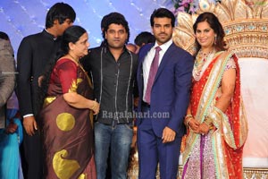 Ram Charan Wedding Reception Photos