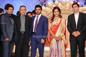 Ram Charan Wedding Reception Photos