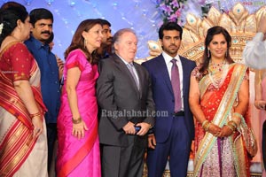 Ram Charan Wedding Reception Photos