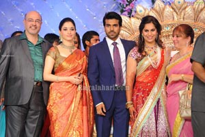 Ram Charan Wedding Reception Photos