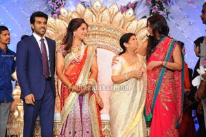 Ram Charan Wedding Reception Photos