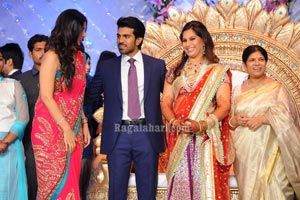 Ram Charan Wedding Reception Photos