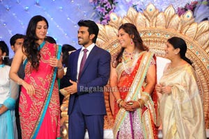 Ram Charan Wedding Reception Photos