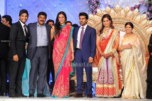 Ram Charan Wedding Reception Photos