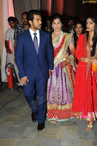 Ram Charan Wedding Reception Photos