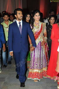 Ram Charan Wedding Reception Photos