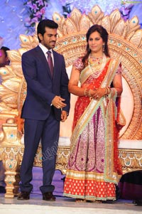 Ram Charan Wedding Reception Photos