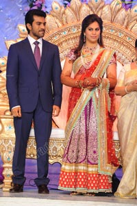 Ram Charan Wedding Reception Photos