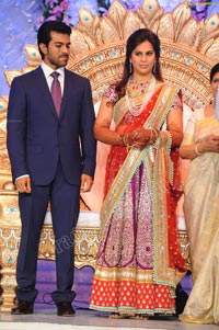 Ram Charan Wedding Reception Photos