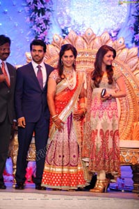 Ram Charan Wedding Reception Photos