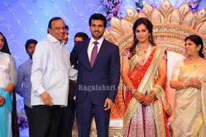 Ram Charan Wedding Reception Photos