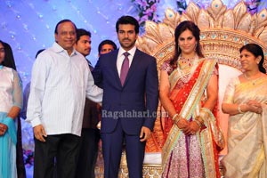 Ram Charan Wedding Reception Photos