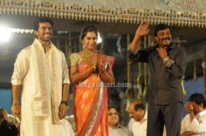 Ram Charan Upasana Wedding Reception for Fans at Temple Trees