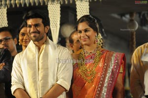 Ram Charan Upasana Wedding Reception for Fans at Temple Trees